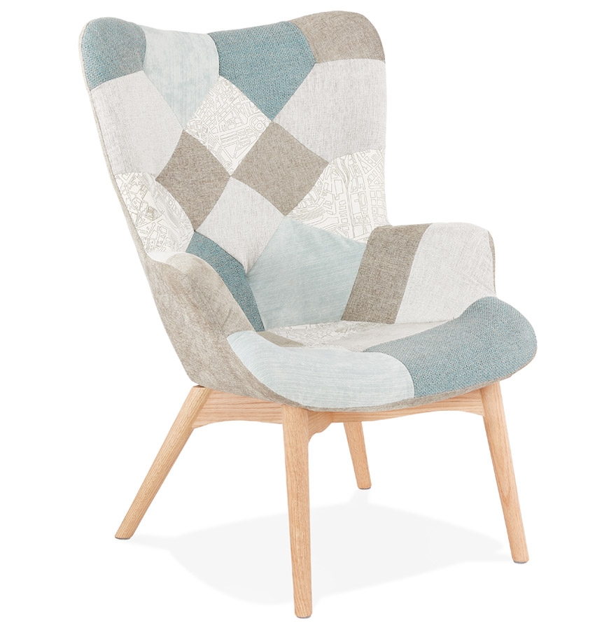 'DAMIAN' Scandinavische stijl lounge vleugelstoel